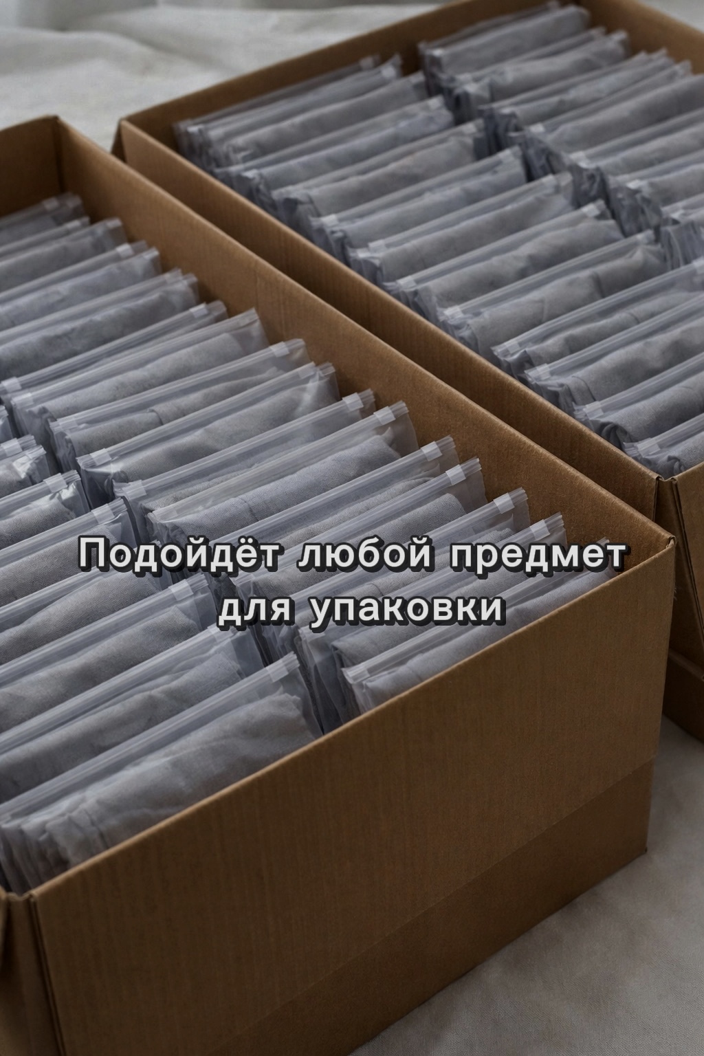 Подойдёт любой предмет для упаковки